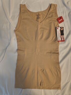 Skinnygirl Shaping Tank Top in Nude Tan